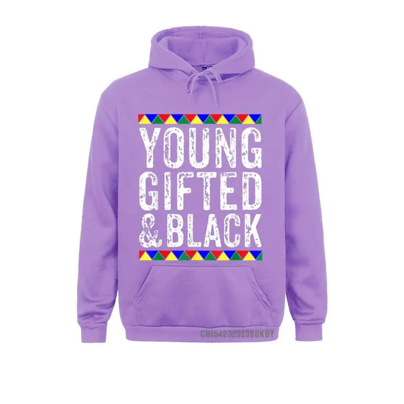 Young, Gifted & Black' Statement Hoodie - Black History Month Edition