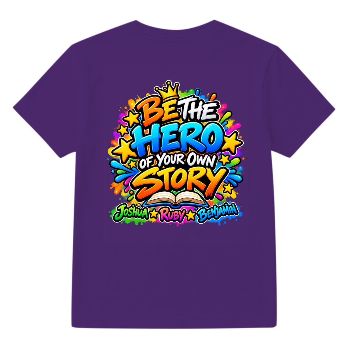 Freedom Fighters “Be the Hero” Kids Graphic T-Shirt |Gildan 5000 Double DTG