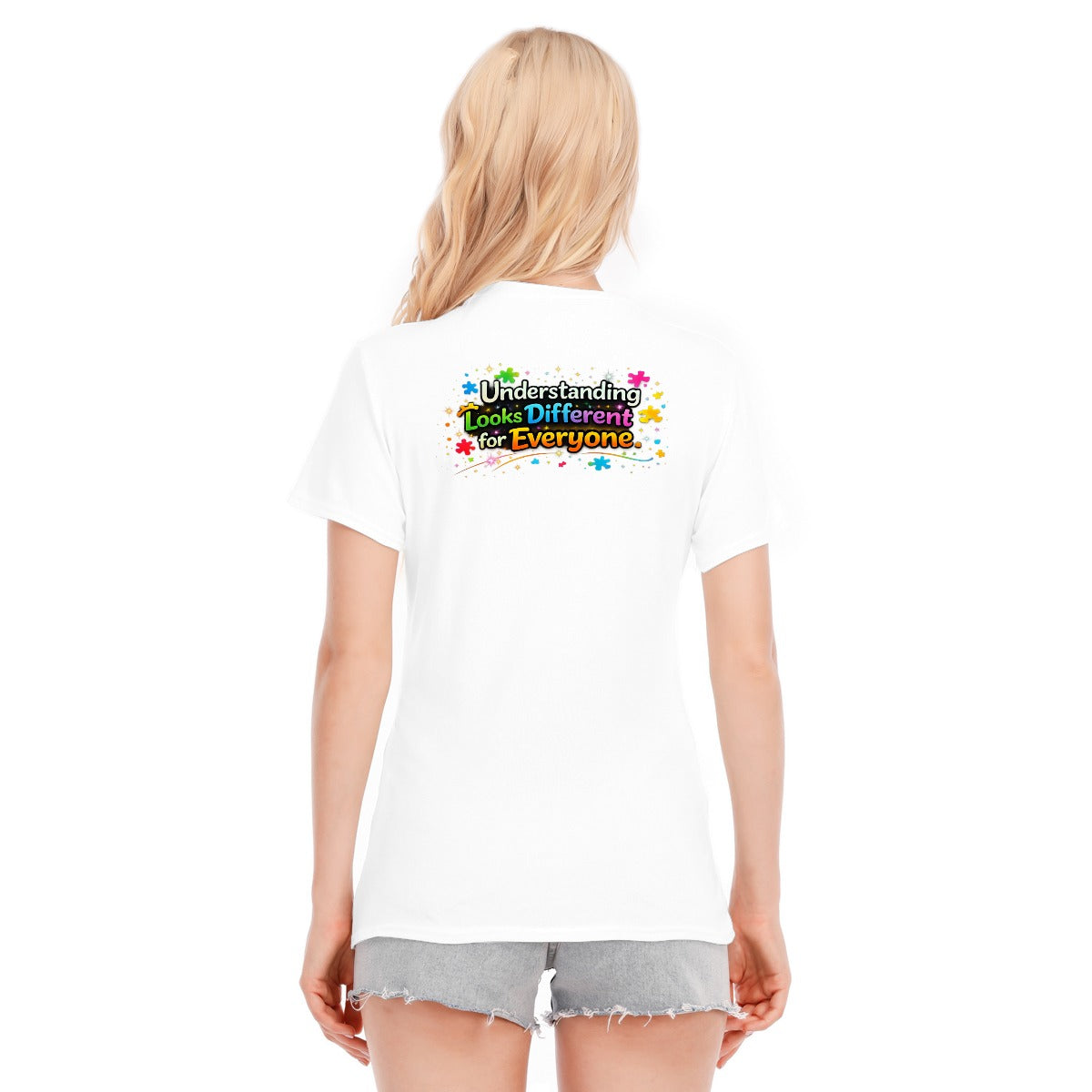 Unisex Understanding Looks Different – Spectrum Shining Graphic T-Shirt