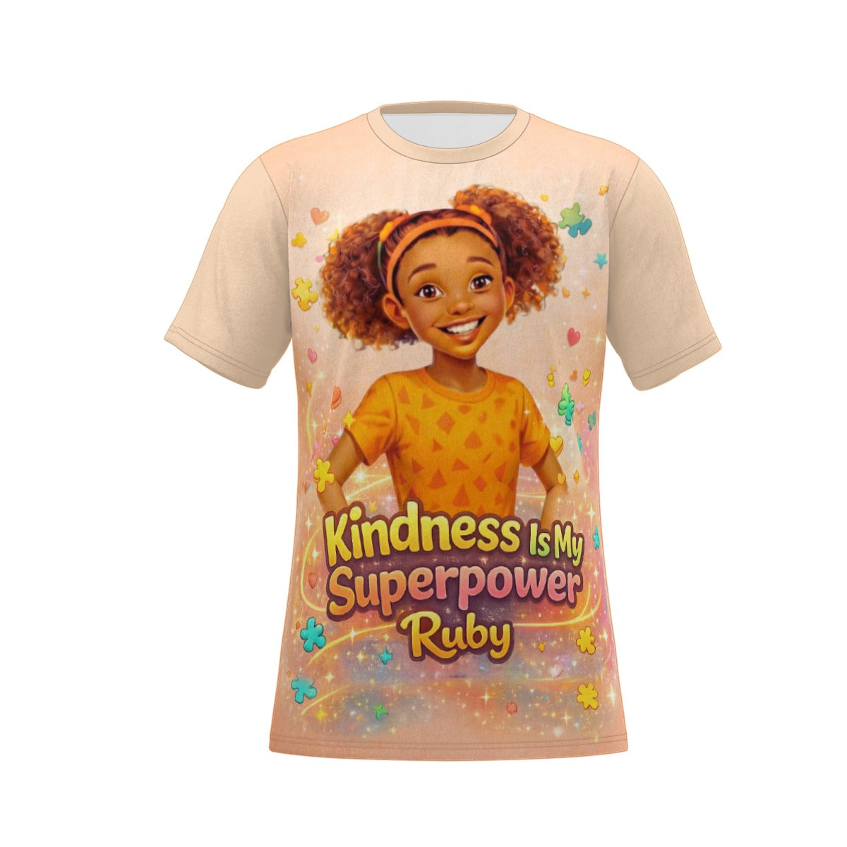 Ruby-Kindness Is My Superpower™ Unisex T-Shirt | Positive Message Kids & Adults Tee