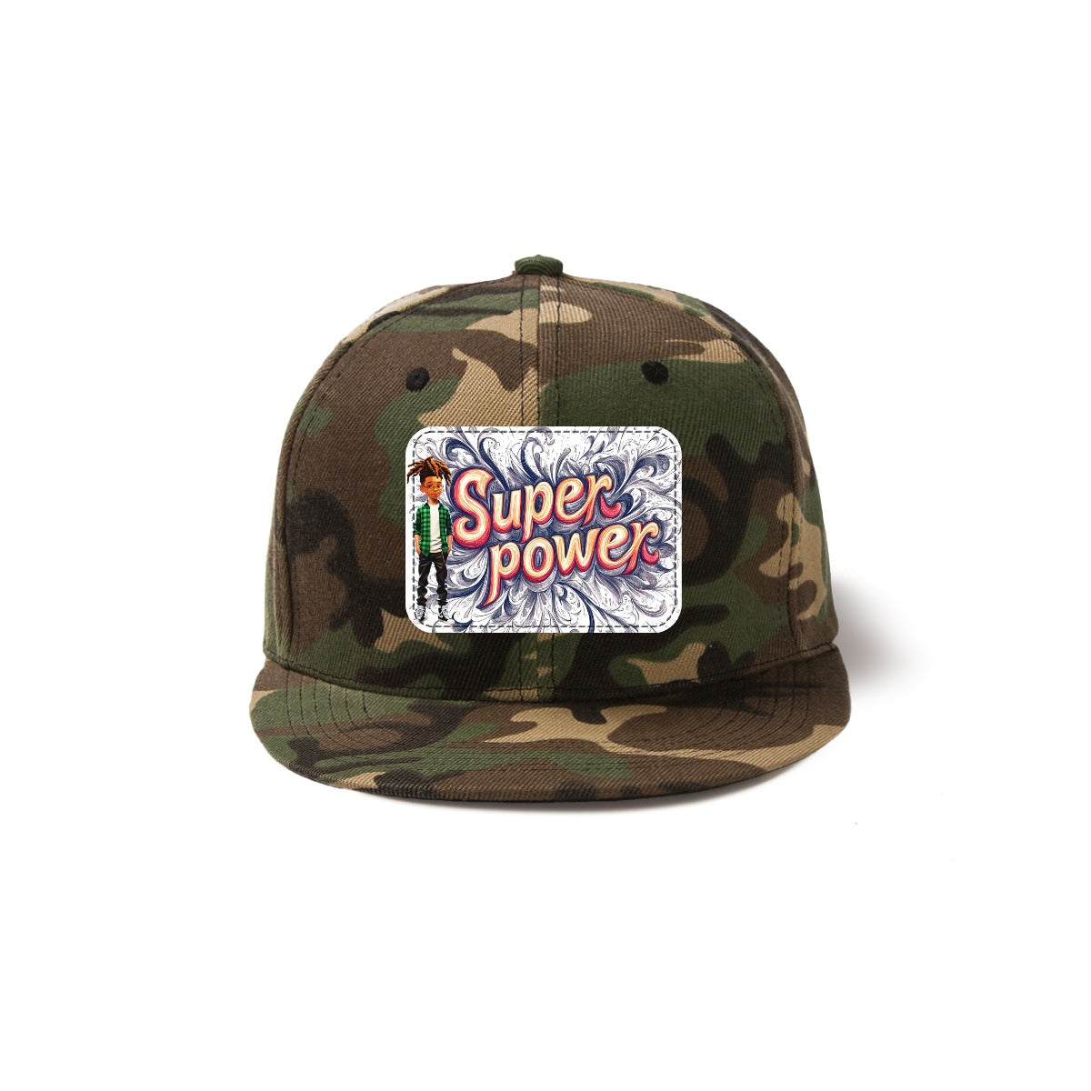 Superpower Black Baseball Cap