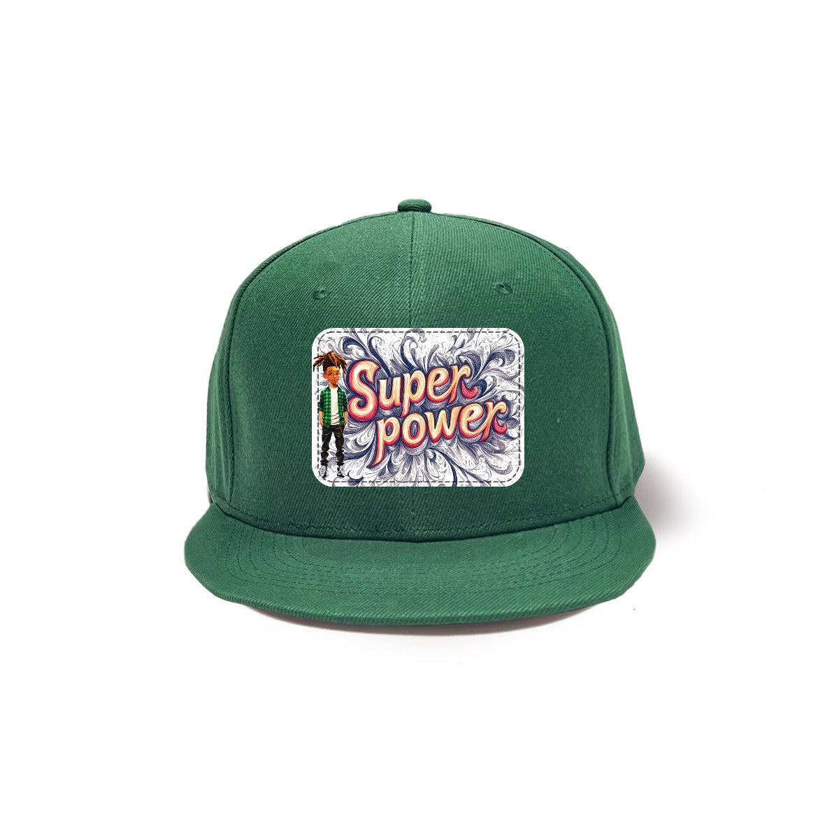 Superpower Black Baseball Cap