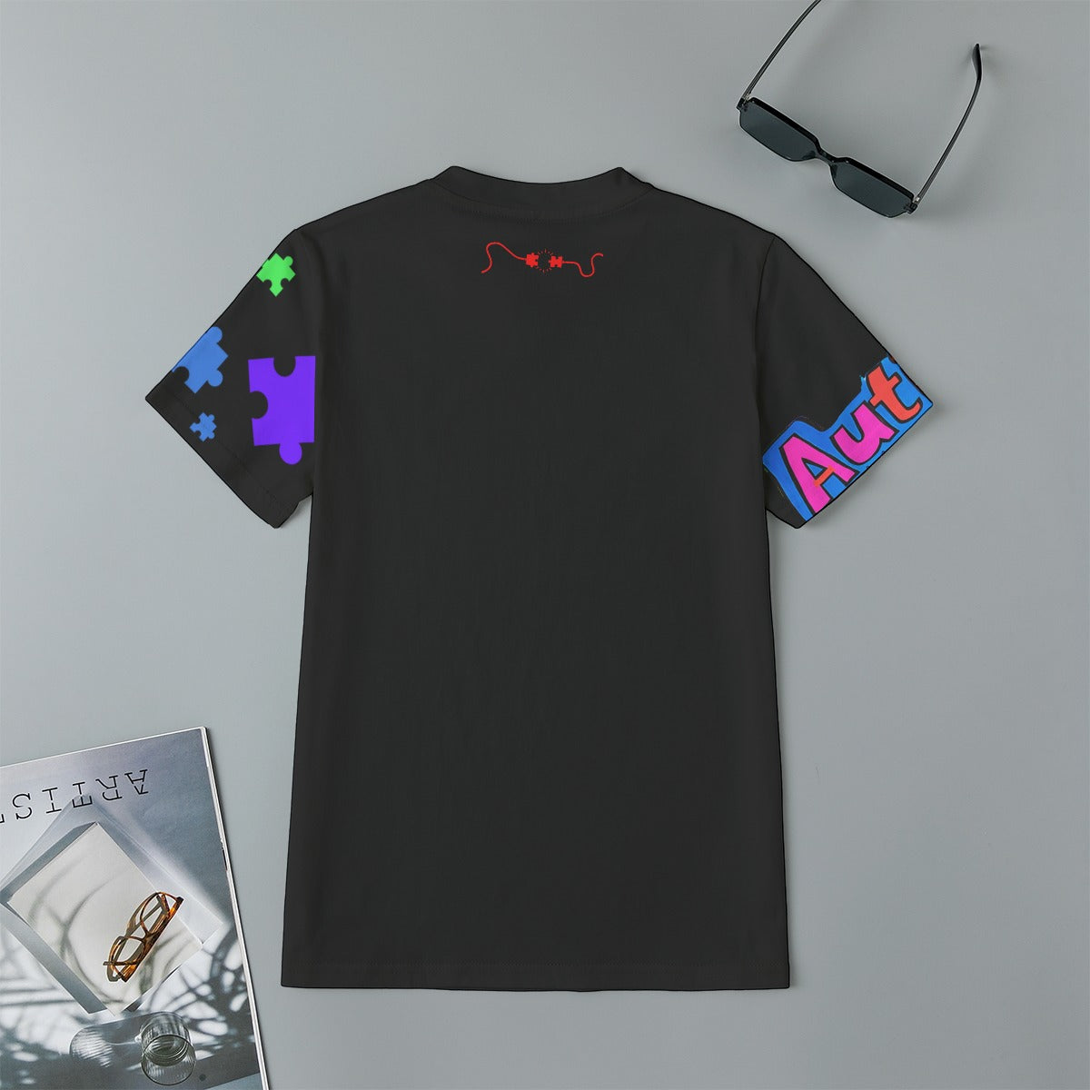 This vibrant and empowering Keep Calm, Just My Spectrum Children's Short-Sleeve T-Shirt