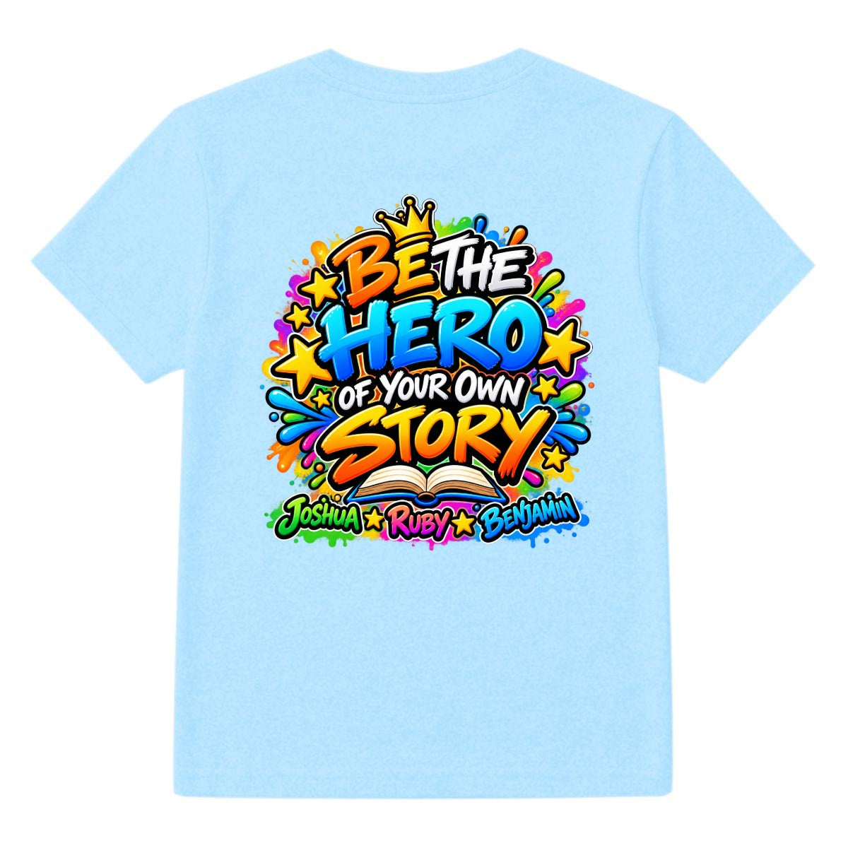 Freedom Fighters “Be the Hero” Kids Graphic T-Shirt |Gildan 5000 Double DTG